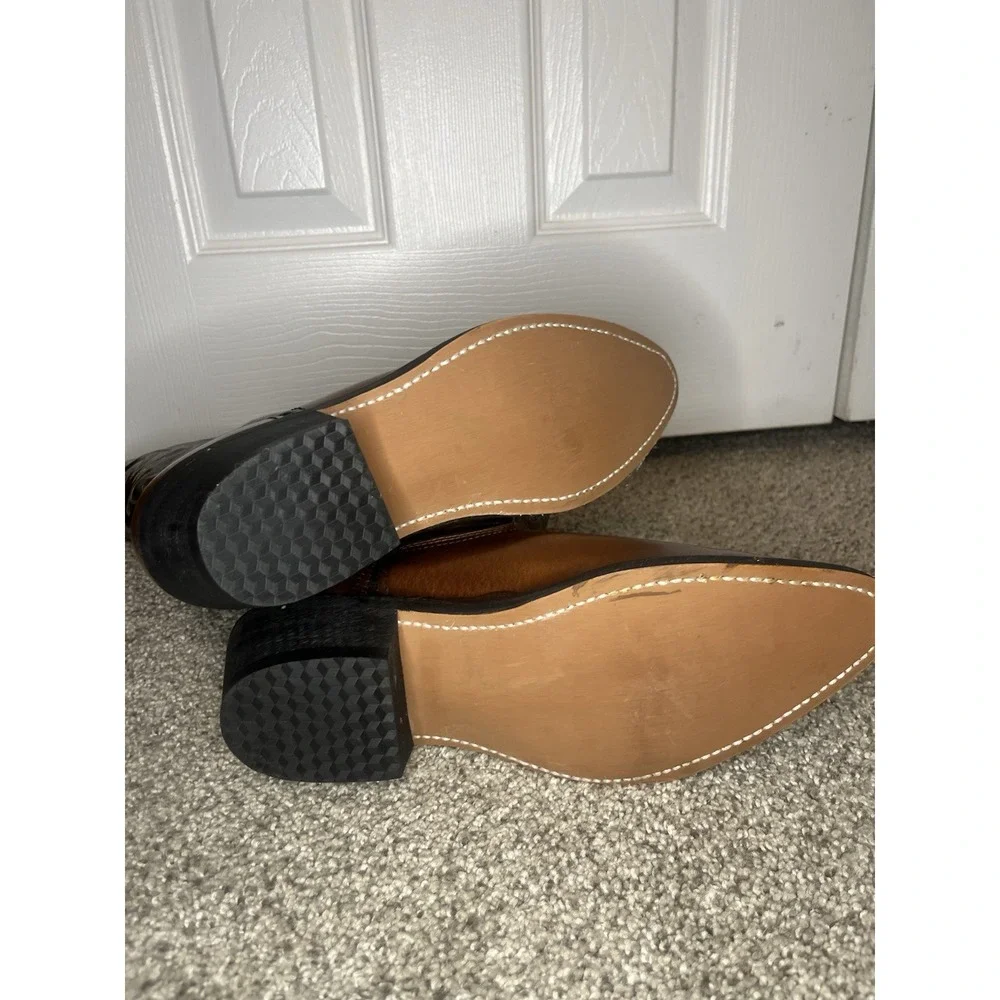 Laredo Boots‎ Nashville Western Cowboy Peanut Leather 28-2464 Mens Size 9.5D - Picture 5 of 6